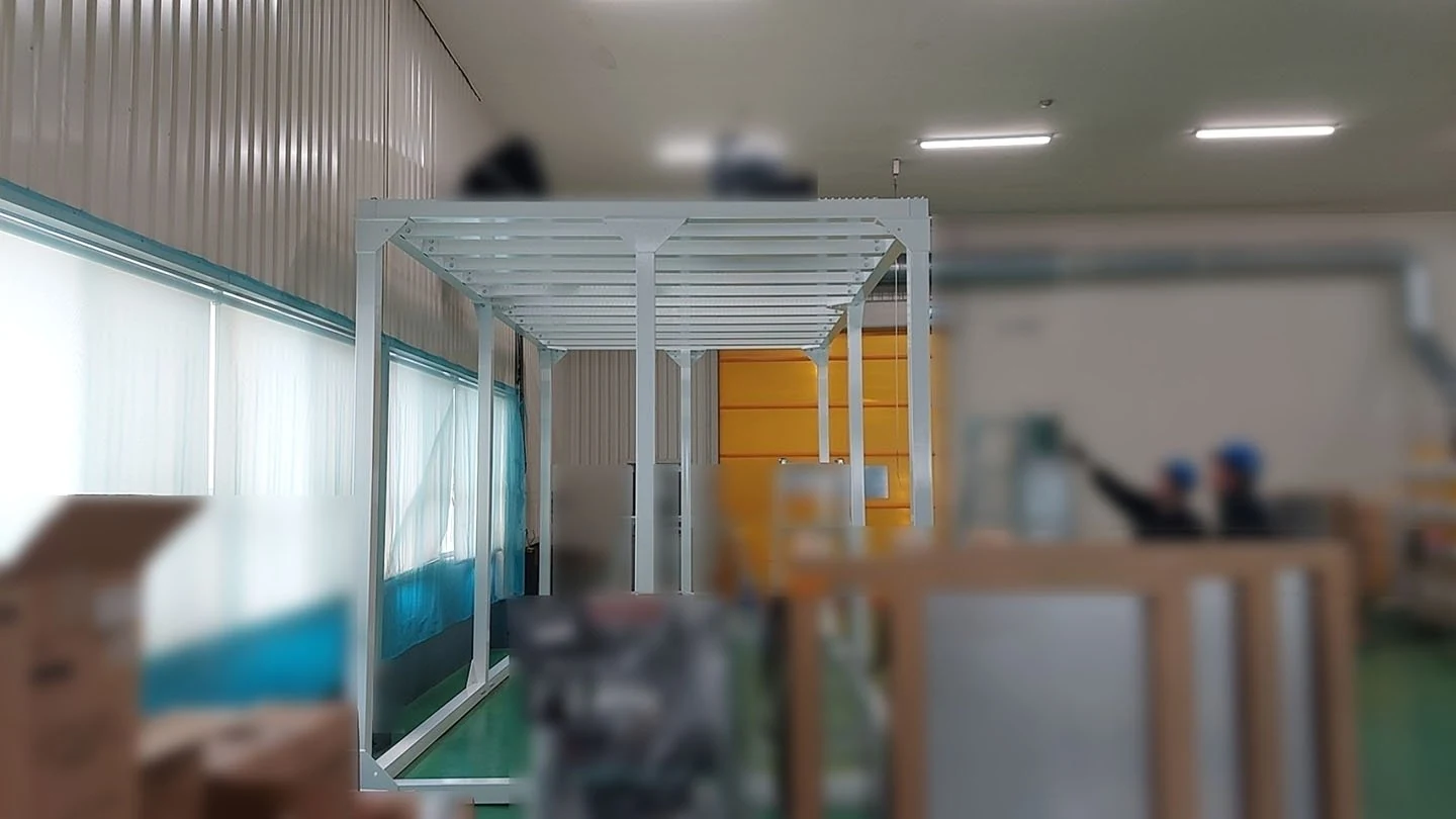 全方位3基＋鉄骨組立1基 施工写真1